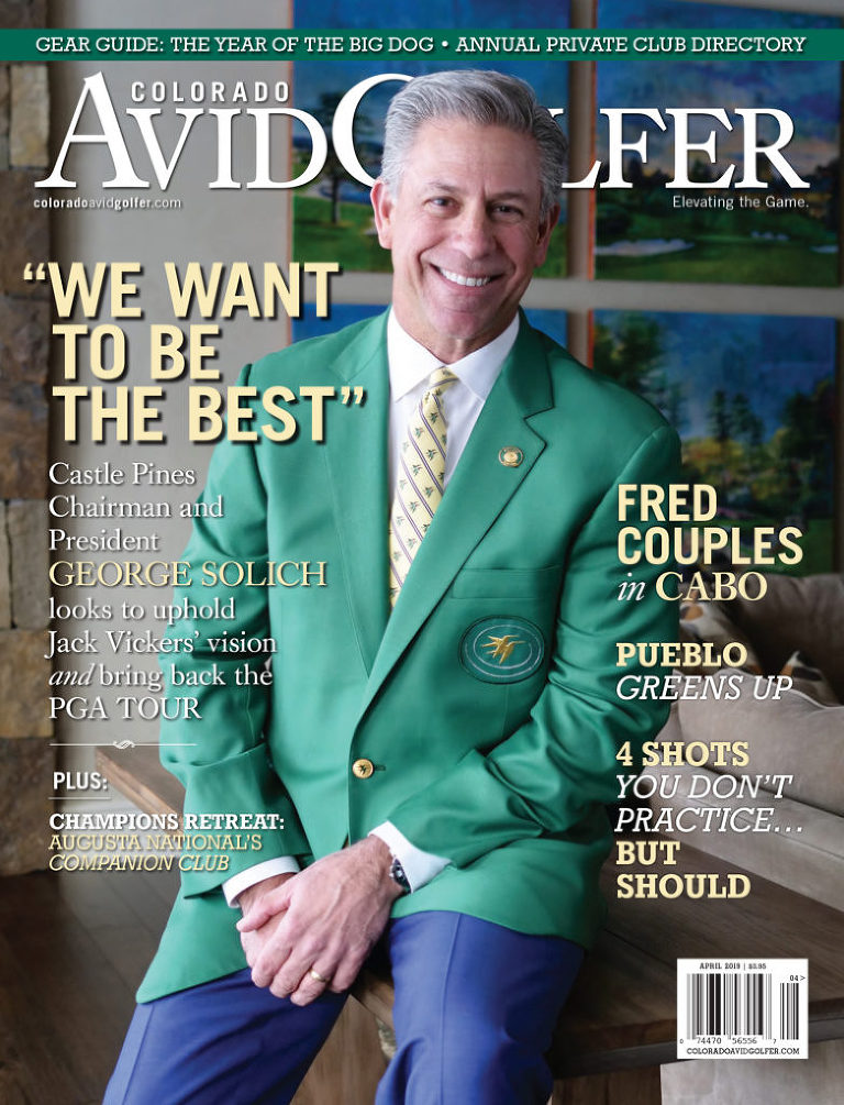 Colorado AvidGolfer cover featuring new Chairman and President George Solich